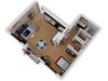 Capitol Yard Apartments_ West Sacramento CA_Floor Plan_Studio 4 Capitol Yard Apartments_ West Sacramento CA_Floor Plan_Studio 4